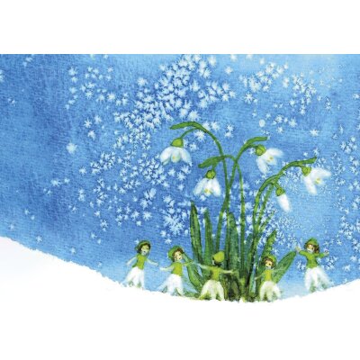Anne Hunold. Schneeglöckchen und Elfen