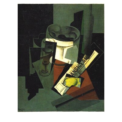 Juan Gris. Stillleben mit Zeitung, 1916