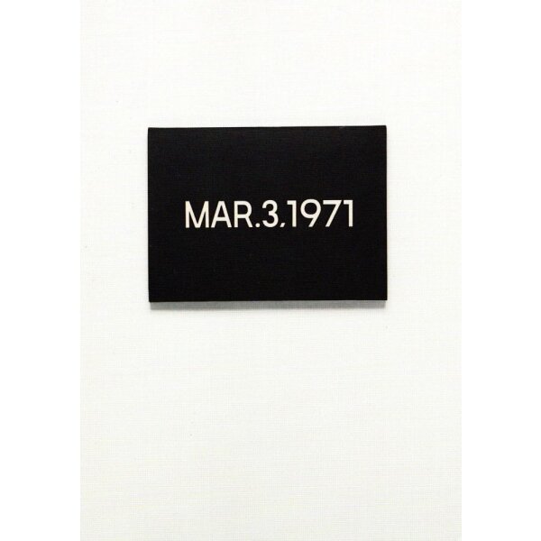 On Kawara. Mar. 3, 1971