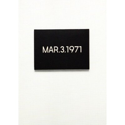 On Kawara. Mar. 3, 1971