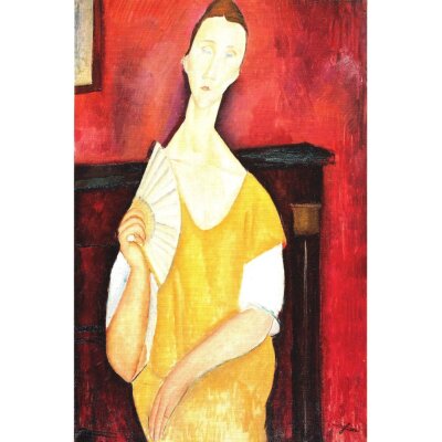 Amedeo Modigliani. Die Frau mit dem Fächer, 1919