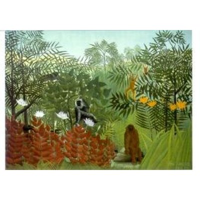 Henri Rousseau. Tropischer Wald mit Affen, 1910