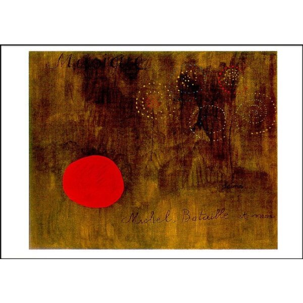 Joan Miró. Musique, Seine, Michel, Bataille et moi, 1927