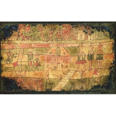 Paul Klee. Die Ankunft der Gaukler, 1926