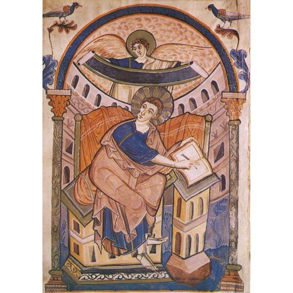 Evangelist Matthäus.Hofschule Karls des Großen