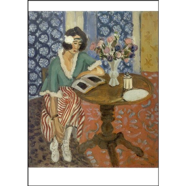 Henri Matisse. Lesende am Tischchen, 1921