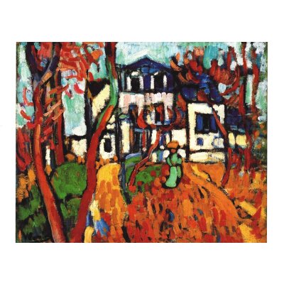 Maurice de Vlaminck. Das Blaue Haus, 1906