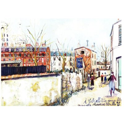 Maurice Utrillo. Montmartre - Blick auf...