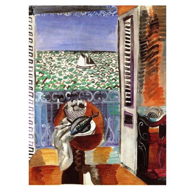 Raoul Dufy. Blick durch ein Fenster, 1925