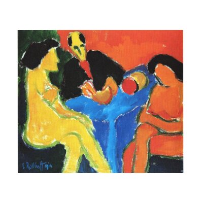 Karl Schmidt-Rottluff. Blauer Mond, 1920
