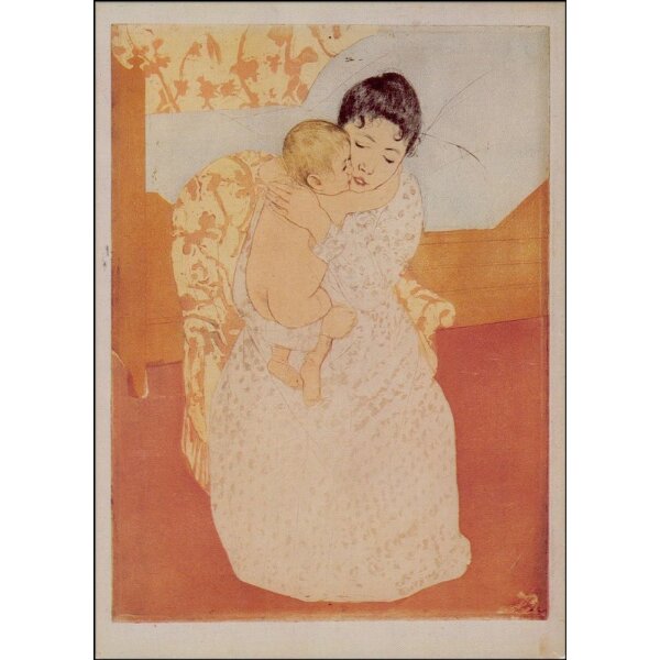 Mary Cassatt. Mütterliche Liebkosung, 1989