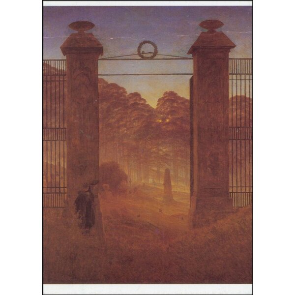 Caspar David Friedrich. Der Friedhof, 1825