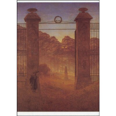 Caspar David Friedrich. Der Friedhof, 1825