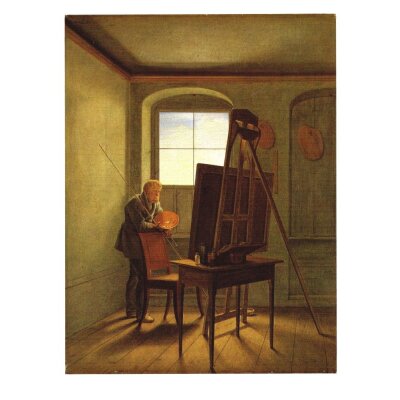 Georg Friedrich Kersting. Caspar David Friedrich in...