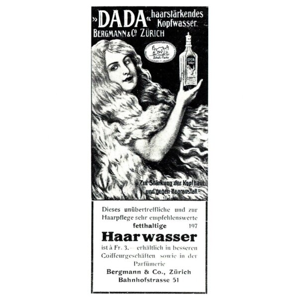 Parfümerie Bergmann. Haarstärkendes Kopfwasser