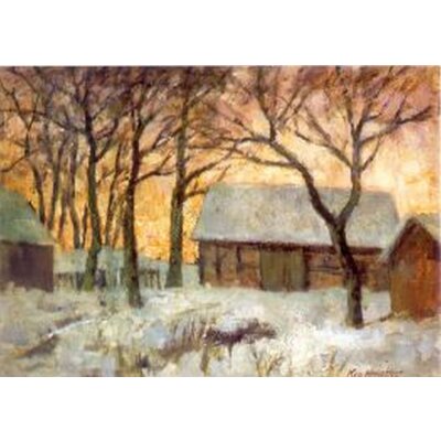 Karl Krummacher. Frostiger Abend in Worpswede, 1935