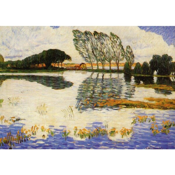 Otto Modersohn. Postkutsche nach Fischerhude
