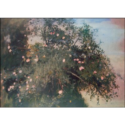 Otto Modersohn. Heckenrosen, um 1900