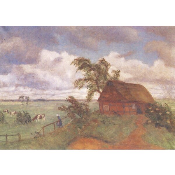 Otto Modersohn. Einsamer Bauernhof im Teufelsmoor, 1937