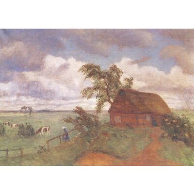 Otto Modersohn. Einsamer Bauernhof im Teufelsmoor, 1937