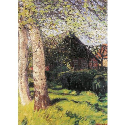 Hans Ende. Frühling in Worpswede, um 1900