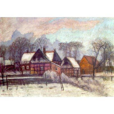 Otto Modersohn. Winter in Fischerhude, 1933