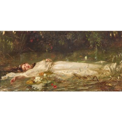 Friedrich Wilhelm Theodor Heyser. Ophelia, ca. 1900