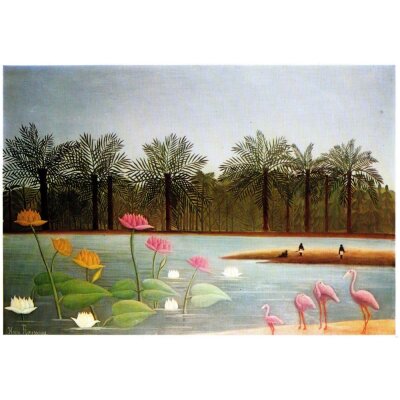 Henri Rousseau. Flamingos, 1907