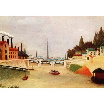 Henri Rousseau. Brücke in Paris, 1898