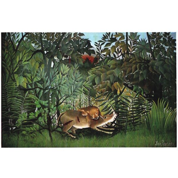 Henri Rousseau. Der Löwe ist hungrig, 1903