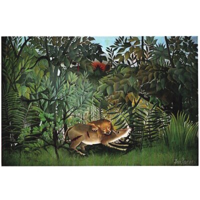 Henri Rousseau. Der Löwe ist hungrig, 1903