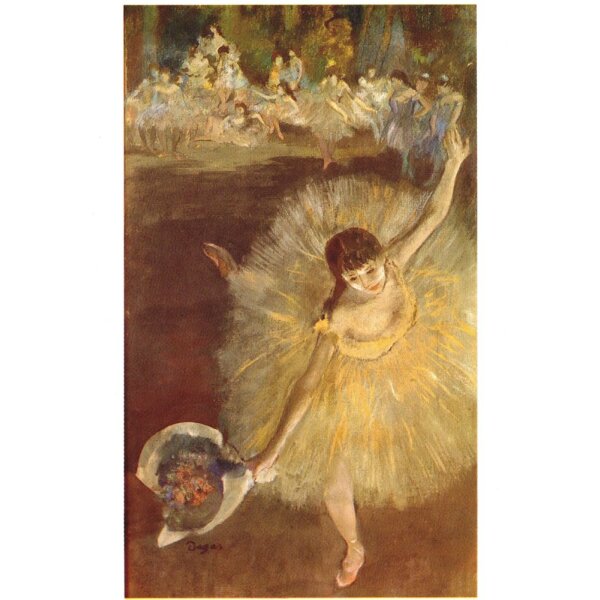 Edgar Degas. Ende einer Arabeske, 1877