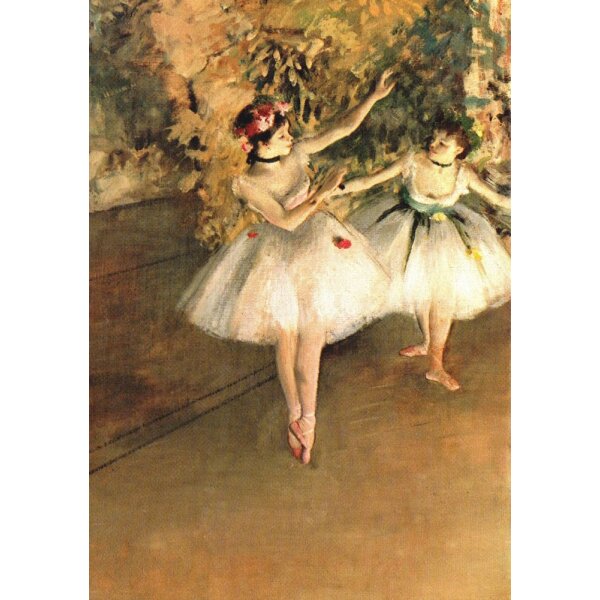 Edgar Degas. Zwei Tänzerinnen auf der Bühne