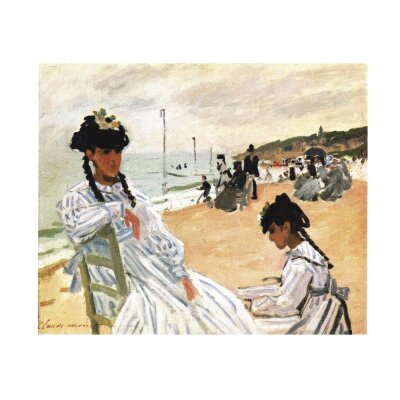 Claude Monet. Am Strand von Troville, 1870