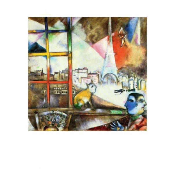 Marc Chagall. Paris, Ansicht von links.1913