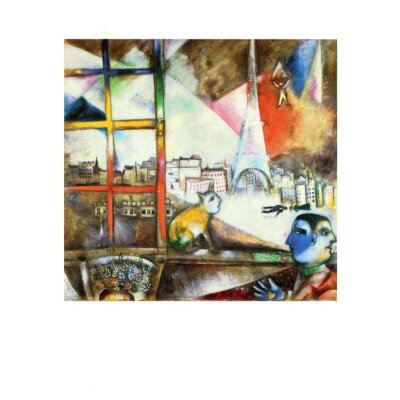 Marc Chagall. Paris, Ansicht von links.1913