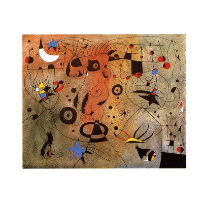 Joan Miró. Frau mit blonden Achselhaaren..., 1940