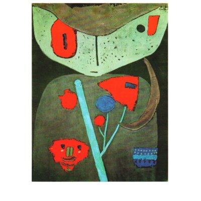Paul Klee. Gesicht aus einem orientalischen Theater