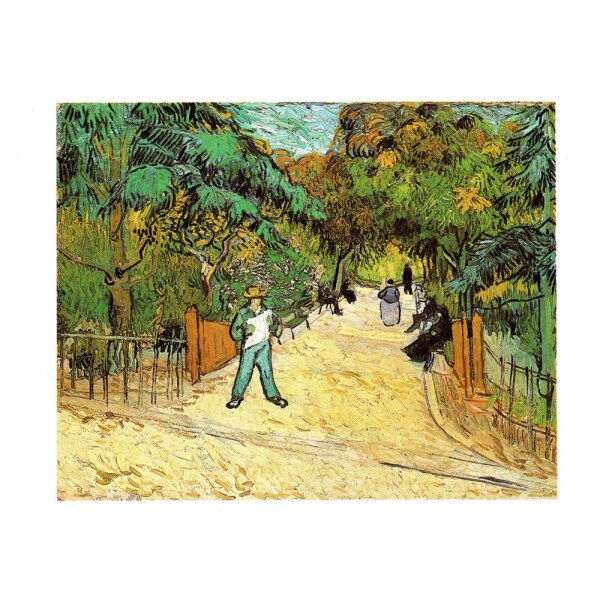 Vincent van Gogh. Eingang in den Park von Arles