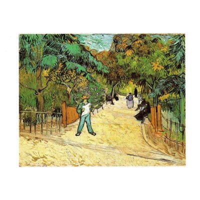 Vincent van Gogh. Eingang in den Park von Arles