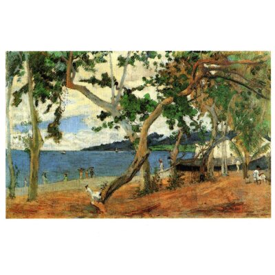 Paul Gauguin. Am Seeufer Saint-Pierre, Martinique