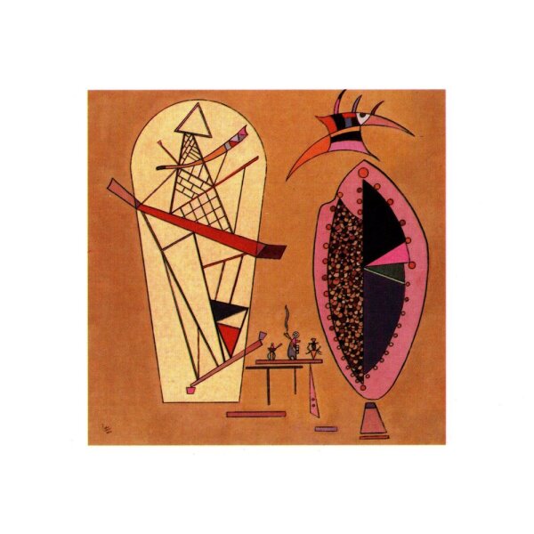 Wassily Kandinsky. Drei zwischen zwei von ihnen, 1942