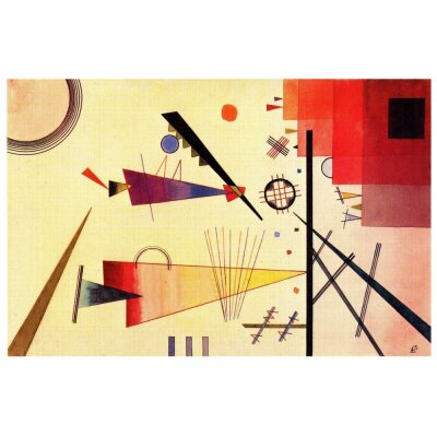 Wassily Kandinsky. Glückliche Struktur, 1924