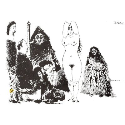 Pablo Picasso. Radierung Serie 347 - 26-5-68-III