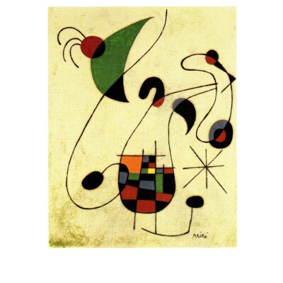 Joan Miró. Die melancholischen Sänger. 1955