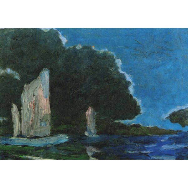 Emil Nolde. Segler (Silberluft), 1915