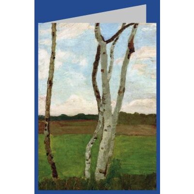 Paula Modersohn-Becker. Birkenstämme, um 1900