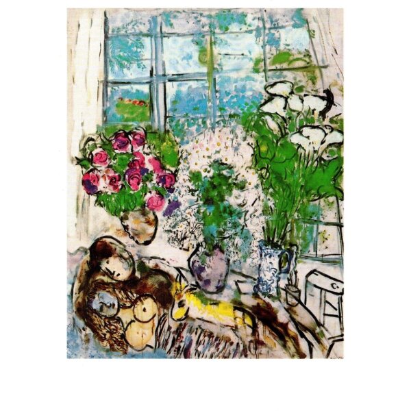 Marc Chagall. Das weiße Fenster, 1955