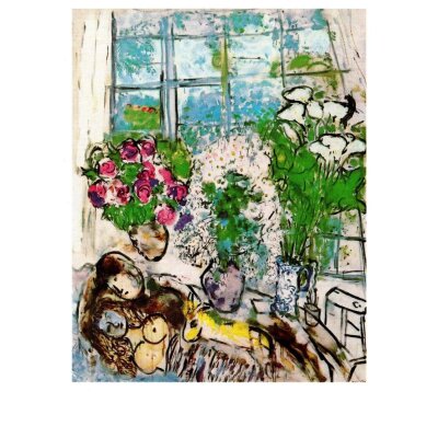 Marc Chagall. Das weiße Fenster, 1955