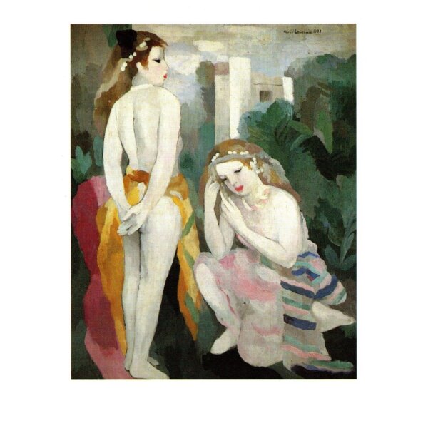 Marie Laurencin. Zwei junge Mädchen in der Landschaft, 1931